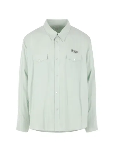 Visvim Embroidered Shirt In Green