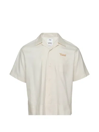 Visvim Embroidered Short-sleeve Shirt In Neutral