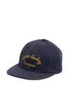 Visvim Embroidered Wool Cap In Blue