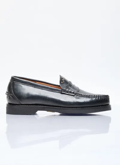 Visvim Fabro-folk Loafers In Black