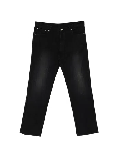 Visvim Faded-effect Jeans In Black