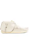 Visvim Beige Fbt Lhamo-folk Sneakers In Neutrals
