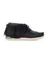 Visvim Men's Fbt-lhamo-folk Sneaker In Black