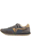 Visvim Fkt Runner Ace-up Sneakers In Brown