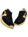 Visvim Fkt Runner Suede And Leather-trimmed Nylon-blend Sneakers In Black