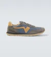 Visvim Sneakers Fkt Runner Mit Veloursleder In Blue