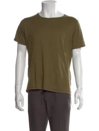 Pre-owned Visvim Flag Crew Neck T-shirt In Green
