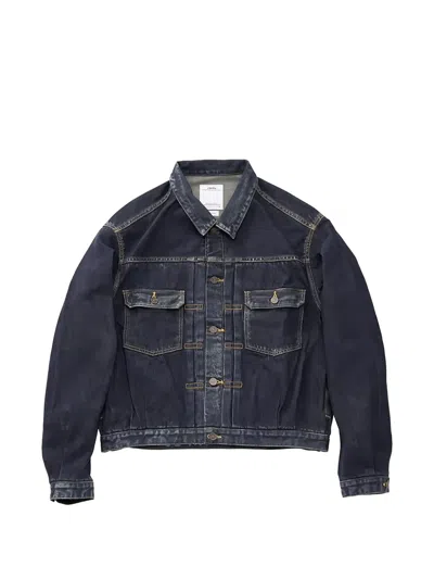 Visvim Flap-pocket Jacket In Blue