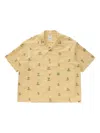 Visvim Floral-print Shirt In Yellow
