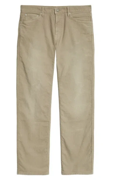 Visvim Fluxus Cotton Corduroy Pants In Beige