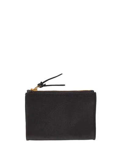 Visvim Foldable Zip Wallet In Brown