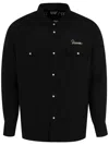 Visvim Logo Embroidered Shirt With Pockets In Black