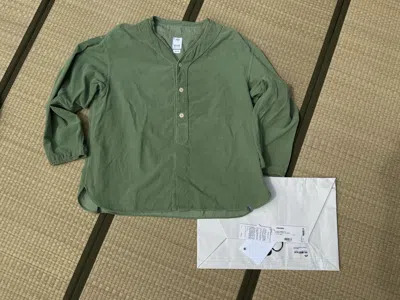 Pre-owned Visvim Fw22 Dugout Shirt L/s Cords Lt. Green