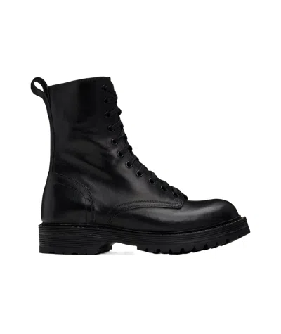 Visvim Gillespie Folk Boots In Black
