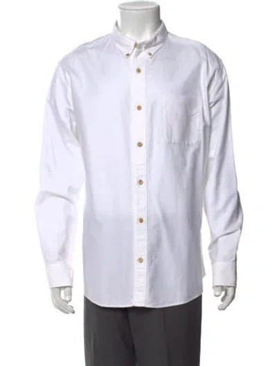 Pre-owned Visvim Graphic Print Long Sleeve Long Sleeve Shirt W/ Tags In White