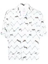 Visvim Graphic-print Short-sleeve Shirt In White