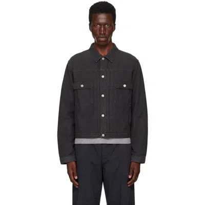 Visvim Gray 101xx Jkt G.cords Jacket In Black