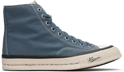 Visvim Gray Skagway Hi Sneakers