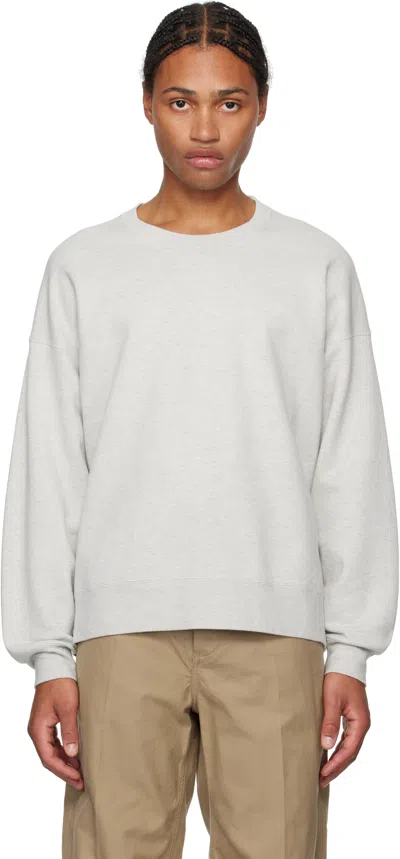 Visvim Gray Ultimate Jumbo Sb Sweatshirt In Grey