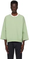 Visvim Green Jumbo Sb Sweatshirt In Lt.green