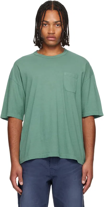 VISVIM GREEN JUMBO T-SHIRT
