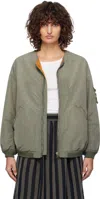 VISVIM GREEN THORSON BOMBER JACKET