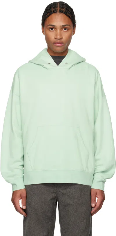 Visvim Green Ultimate Jumbo Sb Hoodie In Lt.green