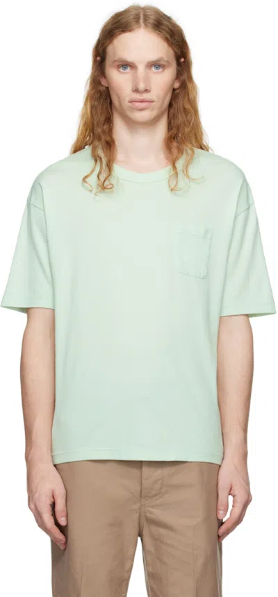 Visvim Green Ultimate Jumbo T-shirt In Lt.green