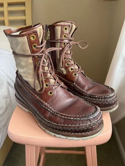 Pre-owned Visvim Grizzly Boots In Brown