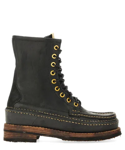 VISVIM GRIZZLY CAMPER HI-FOLK LACE-UP BOOTS