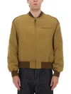 Visvim Brown Solid Mock Collar Jacket In Brown