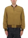 Visvim Brown Solid Mock Collar Jacket In Brown