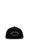 Visvim Black Logo Baseball Hat In Brown