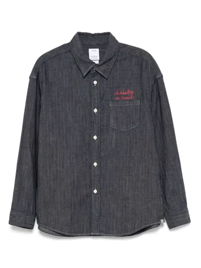 Visvim Homestead Shirt In Blue