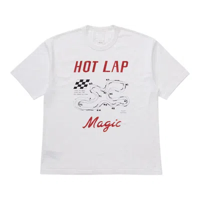 Visvim Hot Lap Jumbo Short Sleeve Tee In White