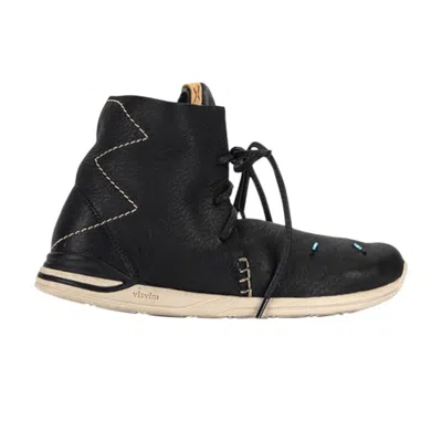 Pre-owned Visvim Huron Moc Hi-folk 'dark Brown Deer' | Men's Size 9