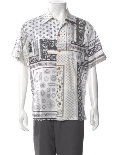 Pre-owned Visvim Ict Irving Printed Shirt In Multi