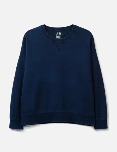 Visvim I.c.t. Jumbo Sb Sweat In Blue