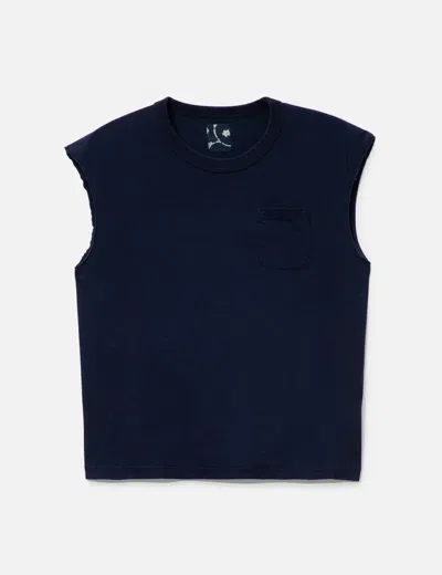 Visvim I.c.t Jumbo T-shirt S/l In Blue