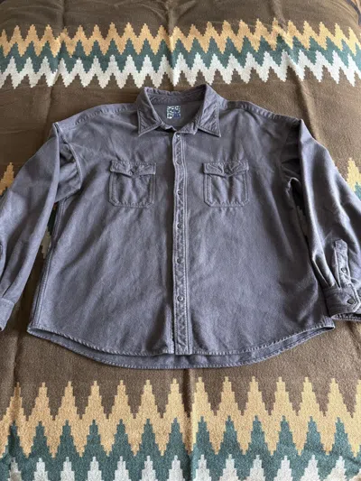 Pre-owned Visvim Ict Pioneer Shirt L/s In Black