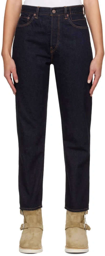 Visvim Indigo Social Sculpture Jeans In W14 F.t.w.