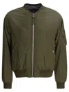 Visvim Nylon Bomber Jacket Jackets And Coats Green In Green