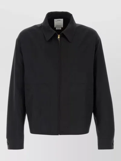 Visvim Jersey Somer Swing Shirt Collared Design In Black