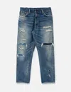 Visvim Journeyman Pants Tacked Crash In Blue