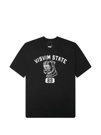 Visvim Jumbo 89 Graphic-print T-shirt In Black