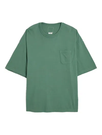 Visvim Jumbo Chest-pocket T-shirt In Green