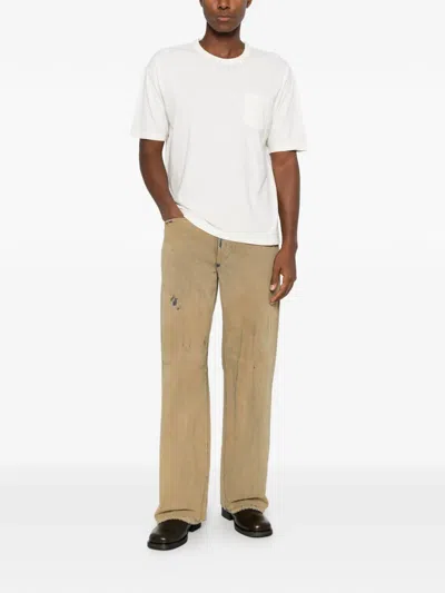 Visvim Jumbo Chest-pocket T-shirt In White