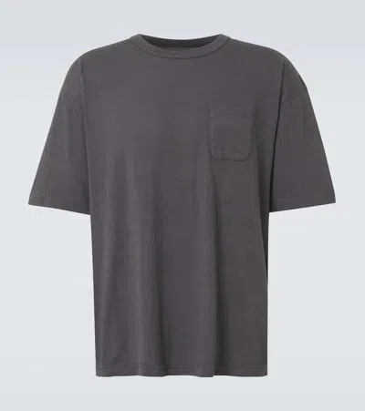 Visvim Jumbo Cotton Jersey T-shirt In Grey