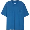 Visvim Jumbo Cotton Pocket T-shirt In Light Indigo