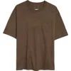 Visvim Jumbo Cotton Pocket T-shirt In Mud